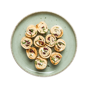 Wrap roulé à la crème de feta & cranberries