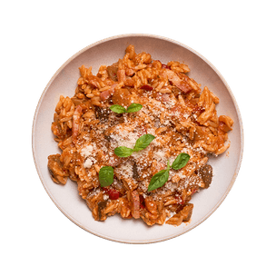 Orzo ratatouille & lardons orzo-ratatouille-et-lardons