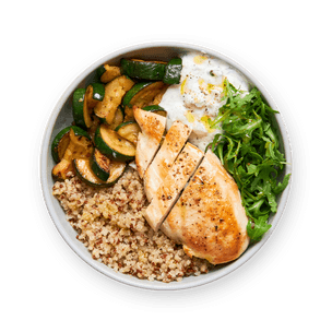 Chicken, Quinoa Bowl with Tzatziki