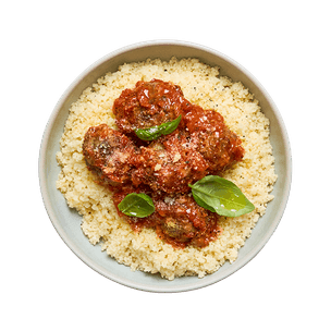 Boulettes à la tomate & semoule