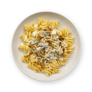 Fusillotti with roquefort & nuts