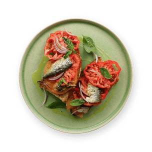 Tomato and Sardine Bruschetta