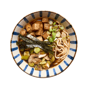 Ramen au tofu, champignons & poireaux ramen-au-tofu-champignons-et-poireaux