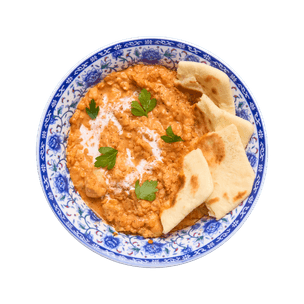 Curry de chou-fleur & cheese naan