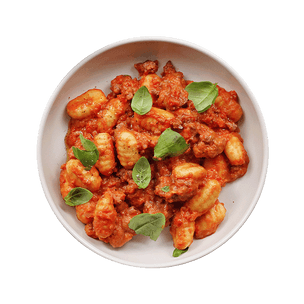 Creamy bolognese gnocchi