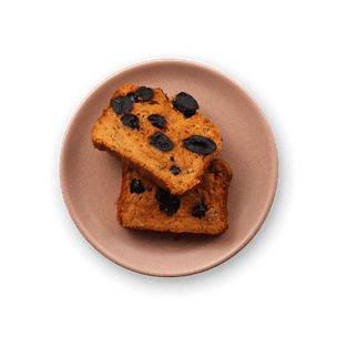 Cake au thon, pesto rouge & olives