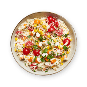 Salade de riz au surimi