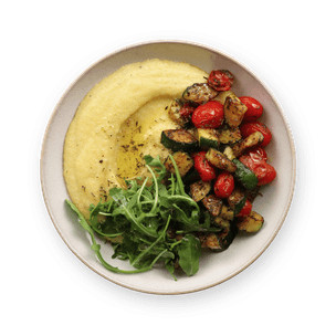 Polenta with grilled vegetables