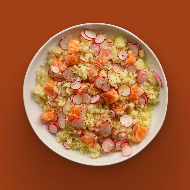 Salade de semoule & saumon frais