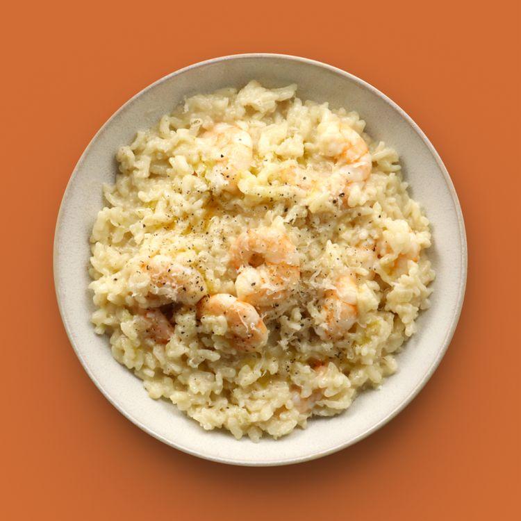 Risotto parmesan & crevettes - CookExpert
