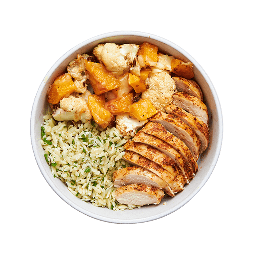 Bowl automnal poulet & orzo