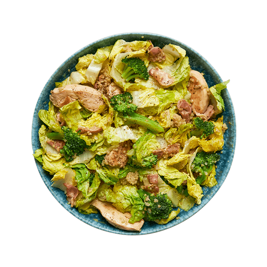 Salade quinoa, poulet & brocoli