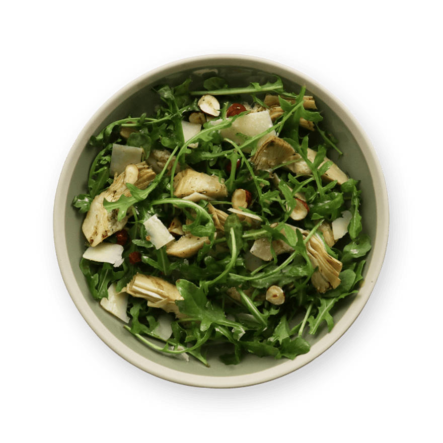Salade artichauts & noisettes