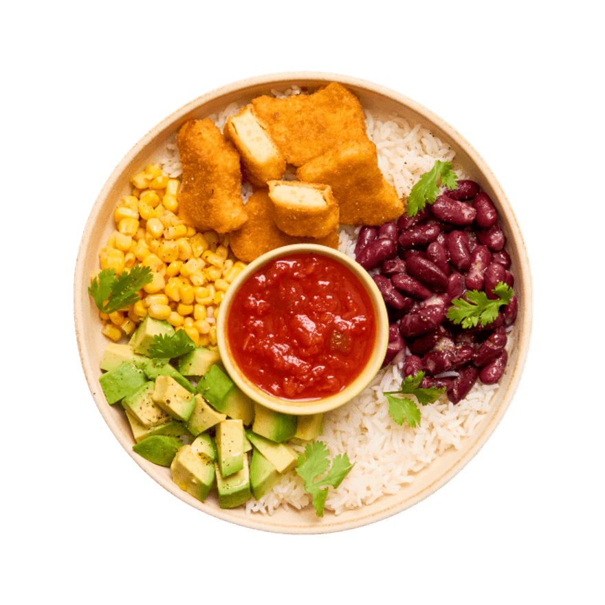 Bowl nuggets à la mexicaine Bowl nuggets à la mexicaine