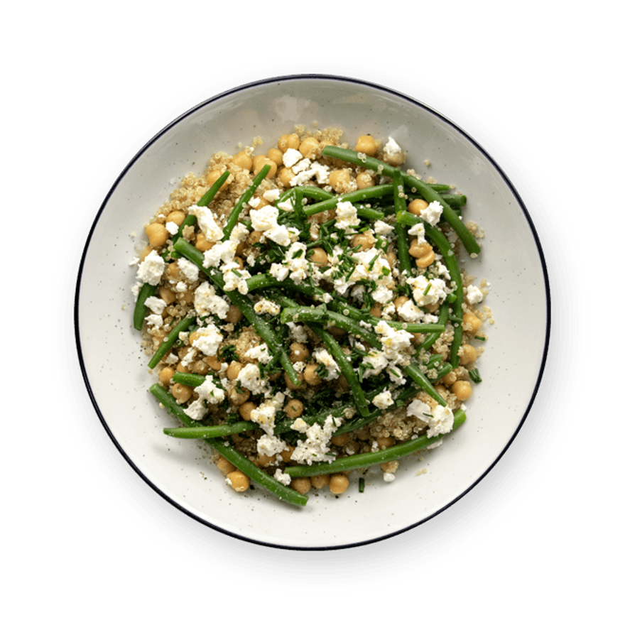 Salade de pois chiches & haricots verts