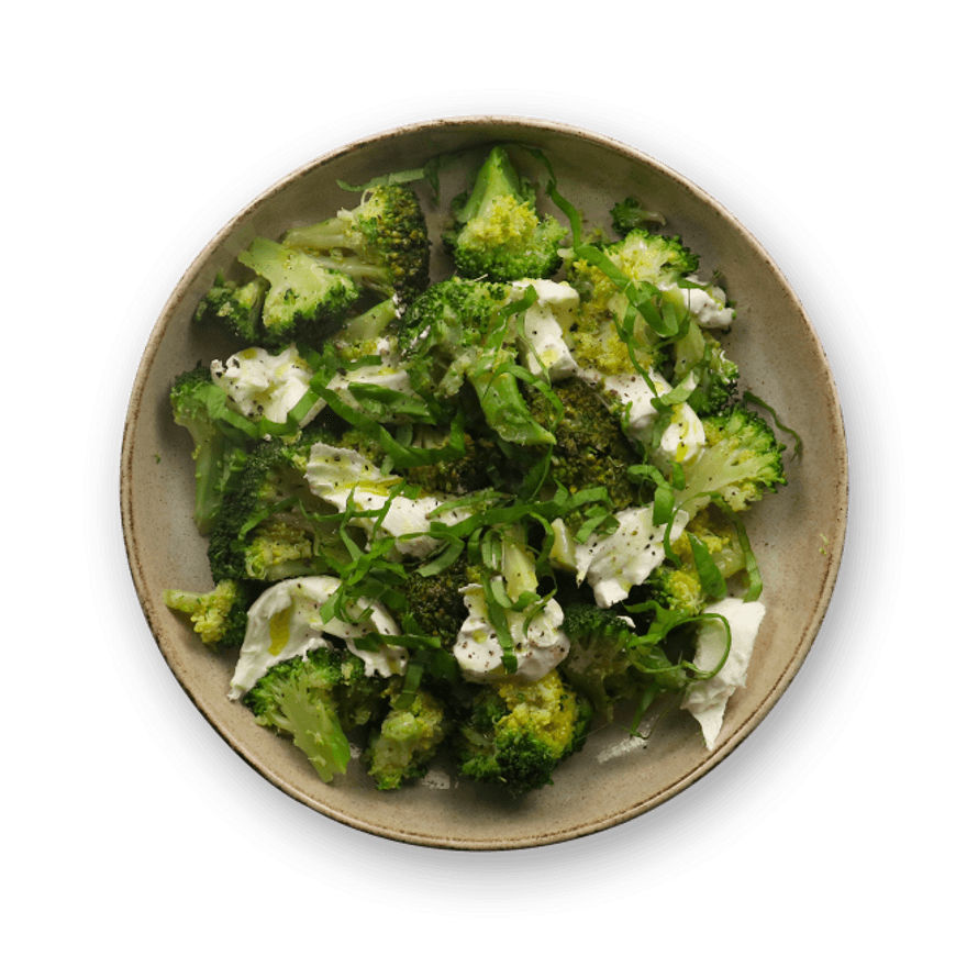 Salade de brocolis au pesto