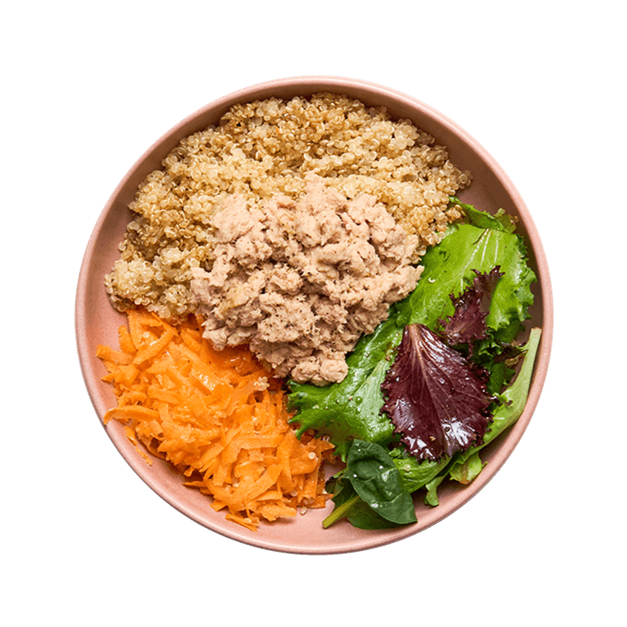 Bowl quinoa & rillettes de thon express Bowl quinoa & rillettes de thon express
