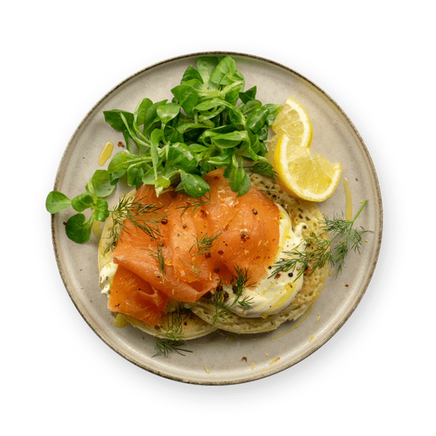 Assiette saumon & blinis
