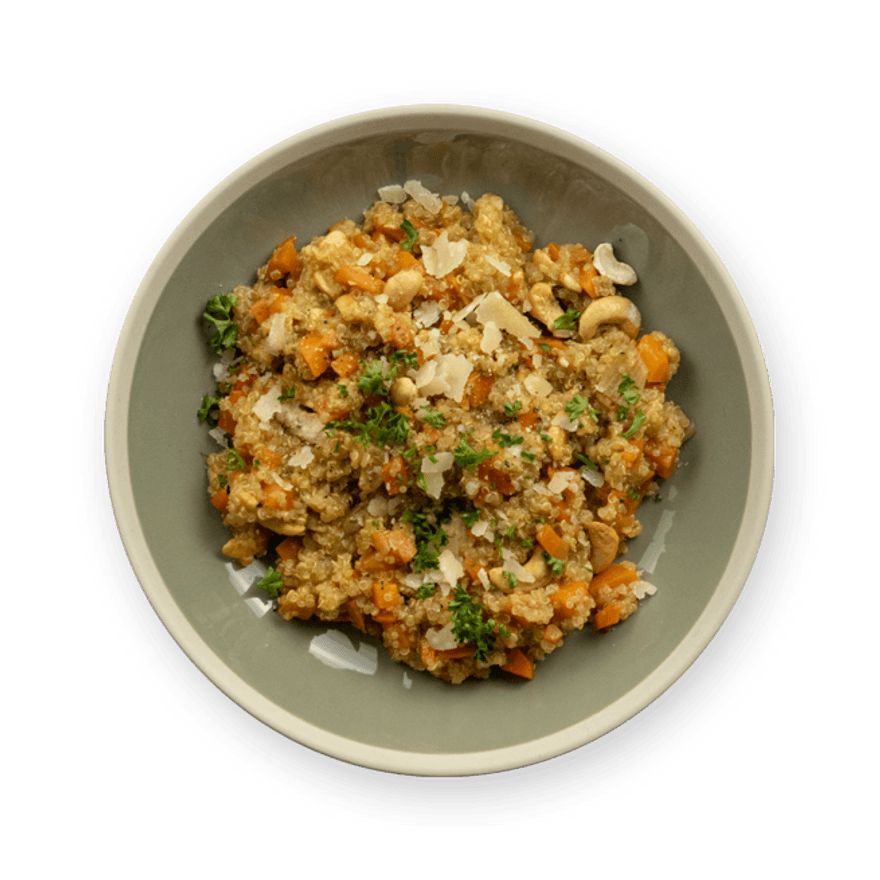 Risotto de quinoa aux carottes