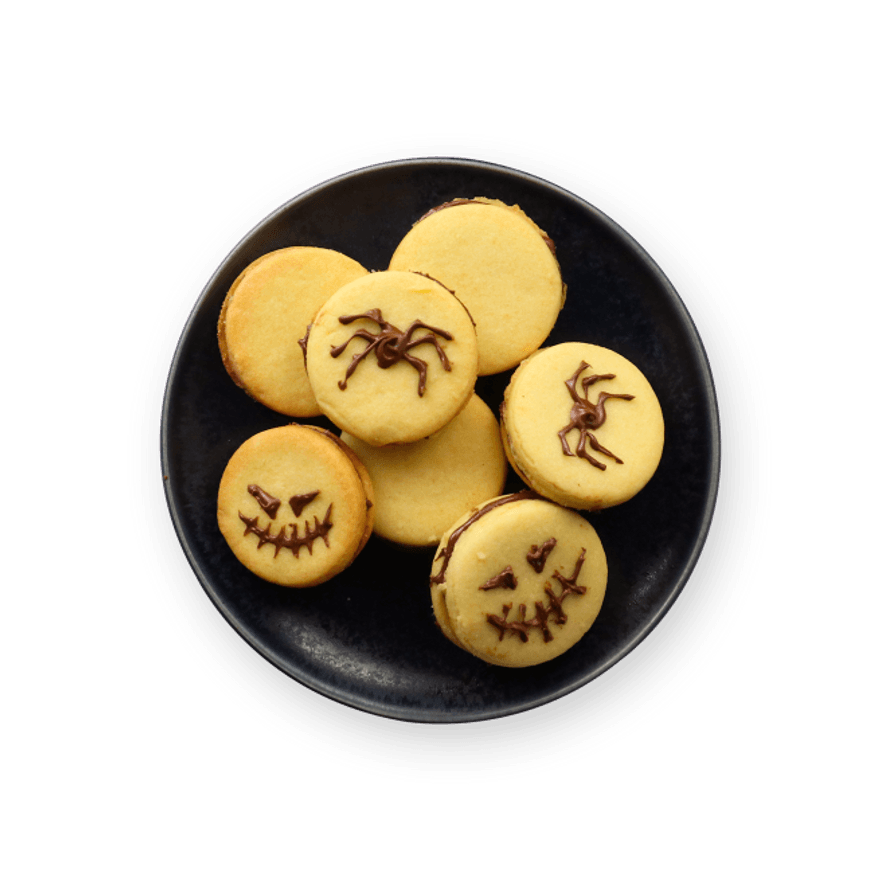 Biscuits Halloween à la pâte à tartiner