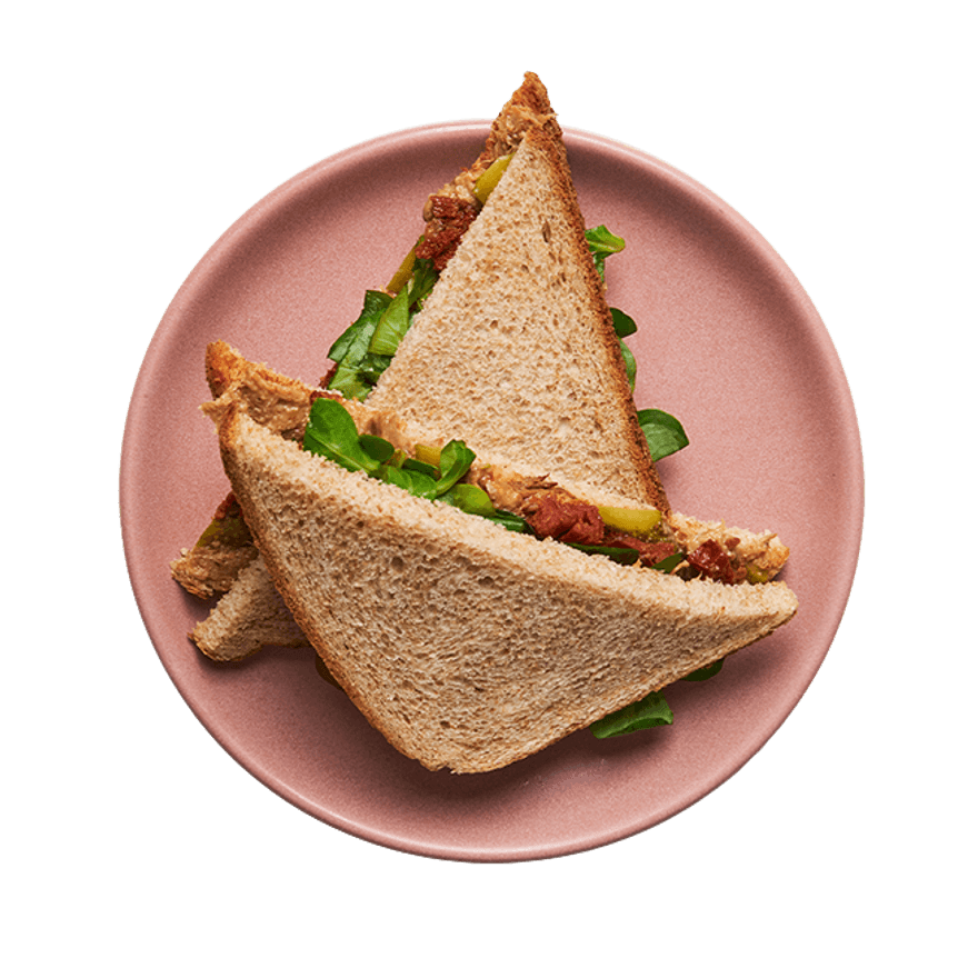 Sandwich au tartinable de poulet