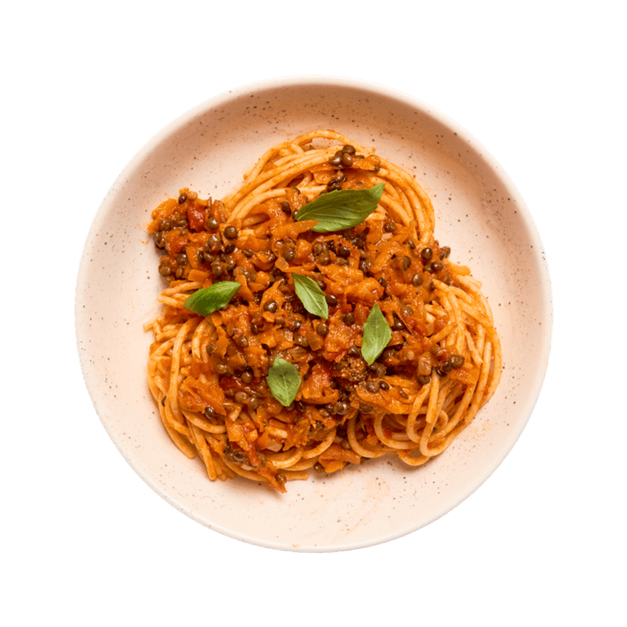 Spaghetti & bolognaise végé Spaghetti & bolognaise végé
