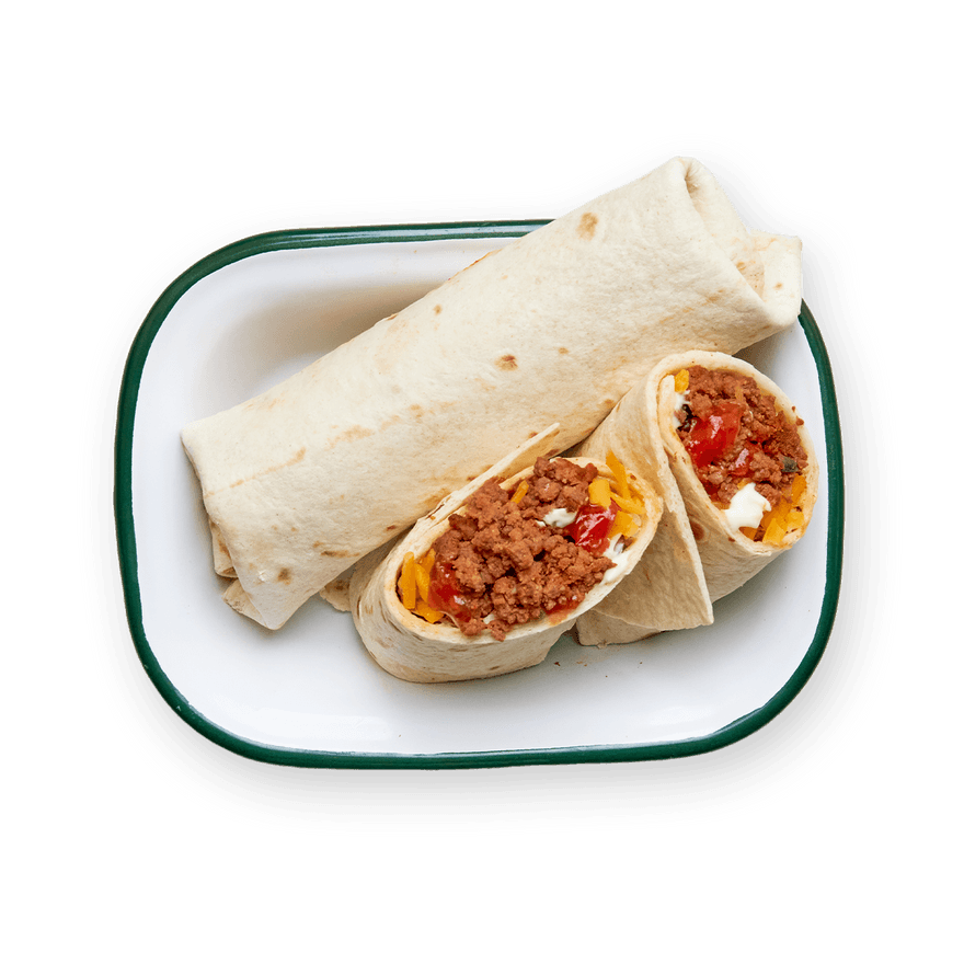 Burrito bœuf & cheddar