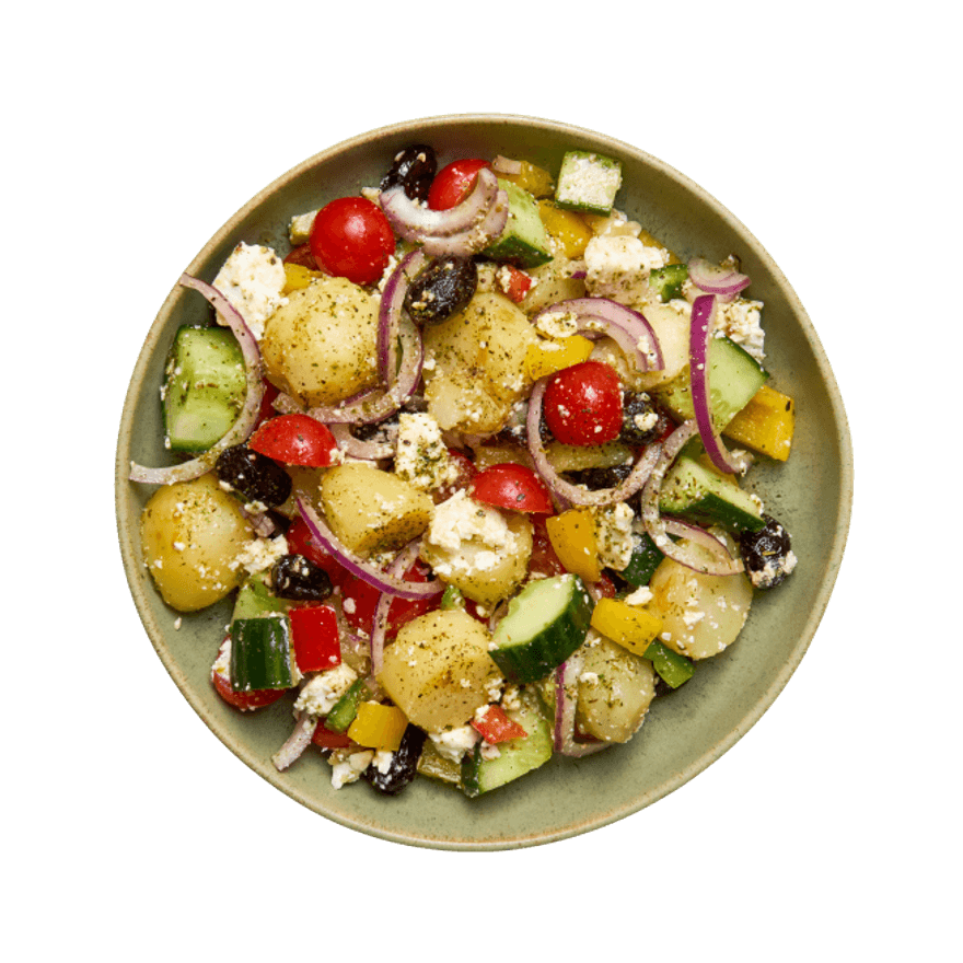 Salade de pommes de terre à la grecque Salade de pommes de terre à la grecque