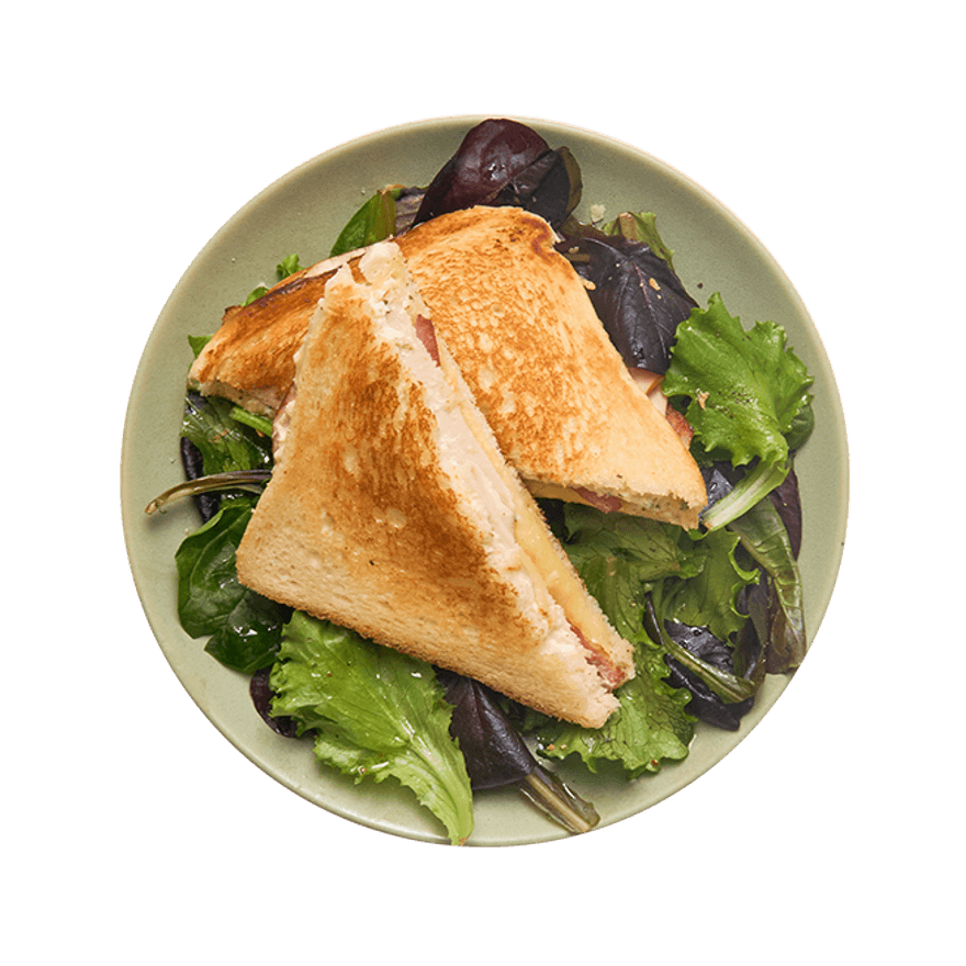 Grilled cheese au poulet & bacon Grilled cheese au poulet & bacon