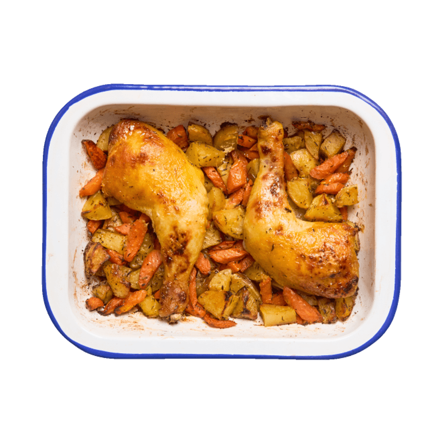Honey Mustard Chicken Thighs & veggies Honey Mustard Chicken Thighs & veggies