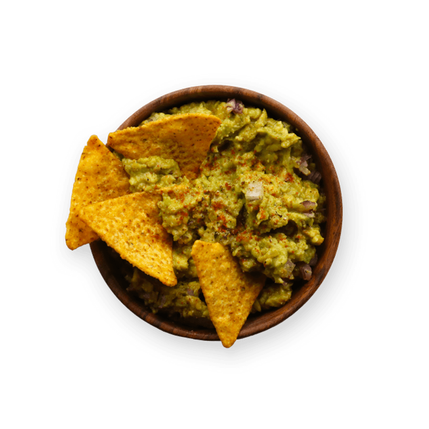 Guacamole maison & tortilla chips