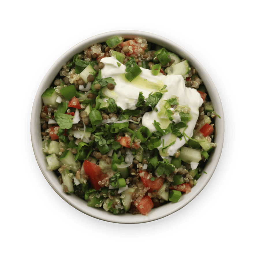 Salade de quinoa & yaourt