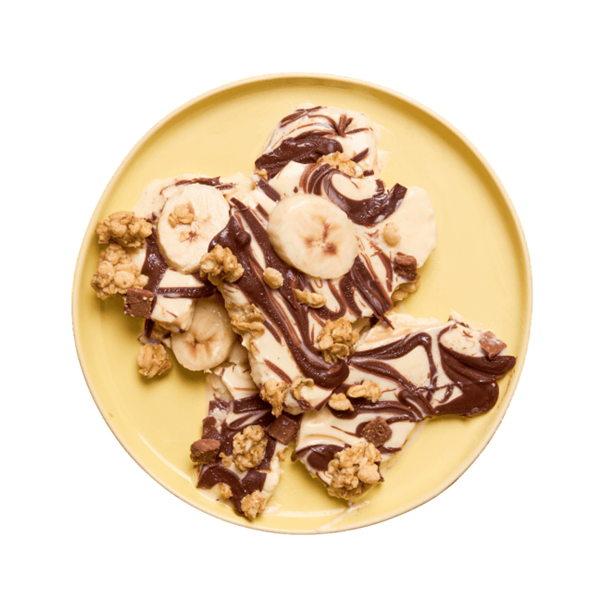 Yaourt glacé au muesli & chocolat Yaourt glacé au muesli & chocolat