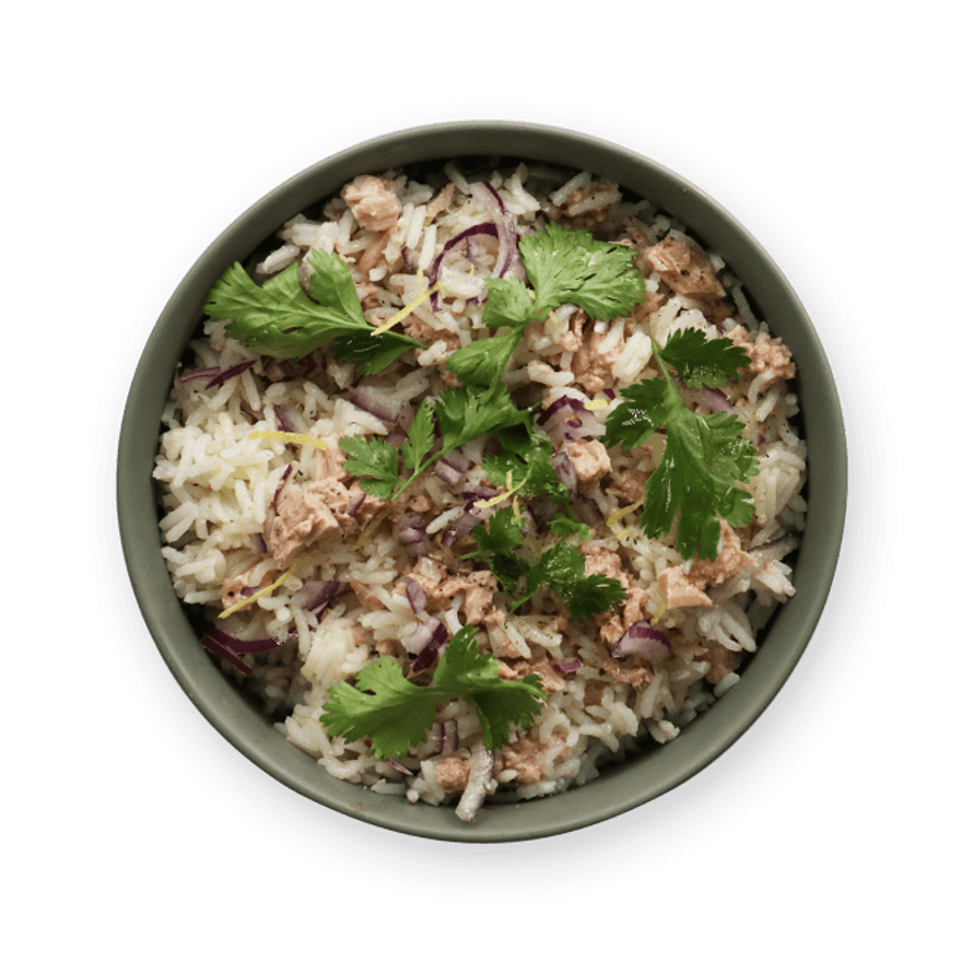 Salade de riz thon & coriandre