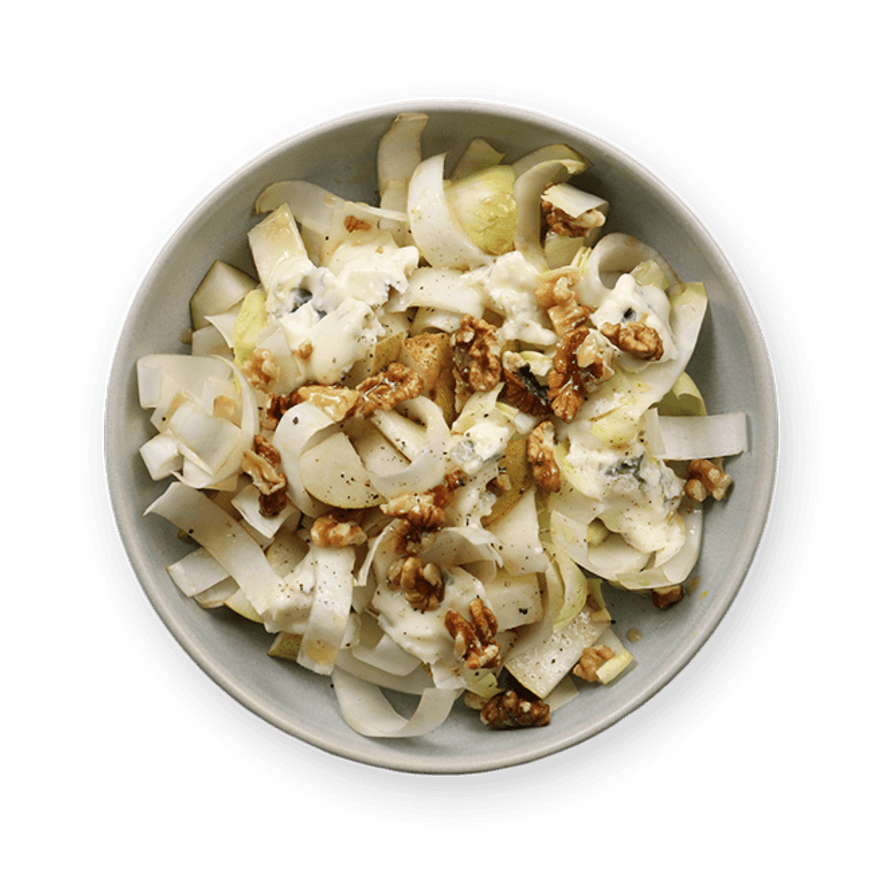 Salade endives, poires & gorgonzola
