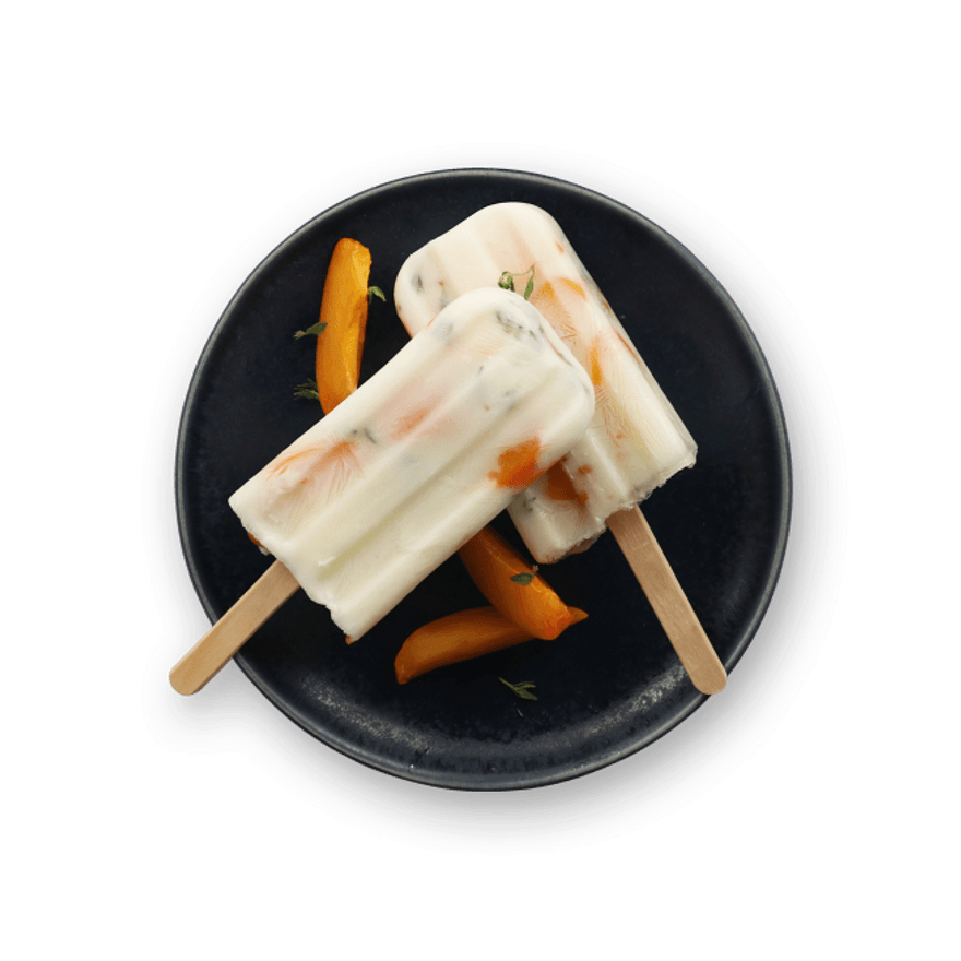 Popsicle yaourt abricot & miel