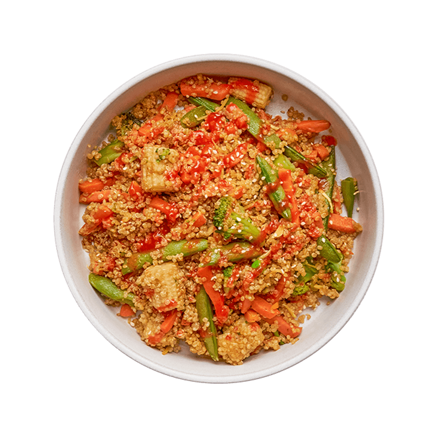 Poêlée de légumes sautés & quinoa