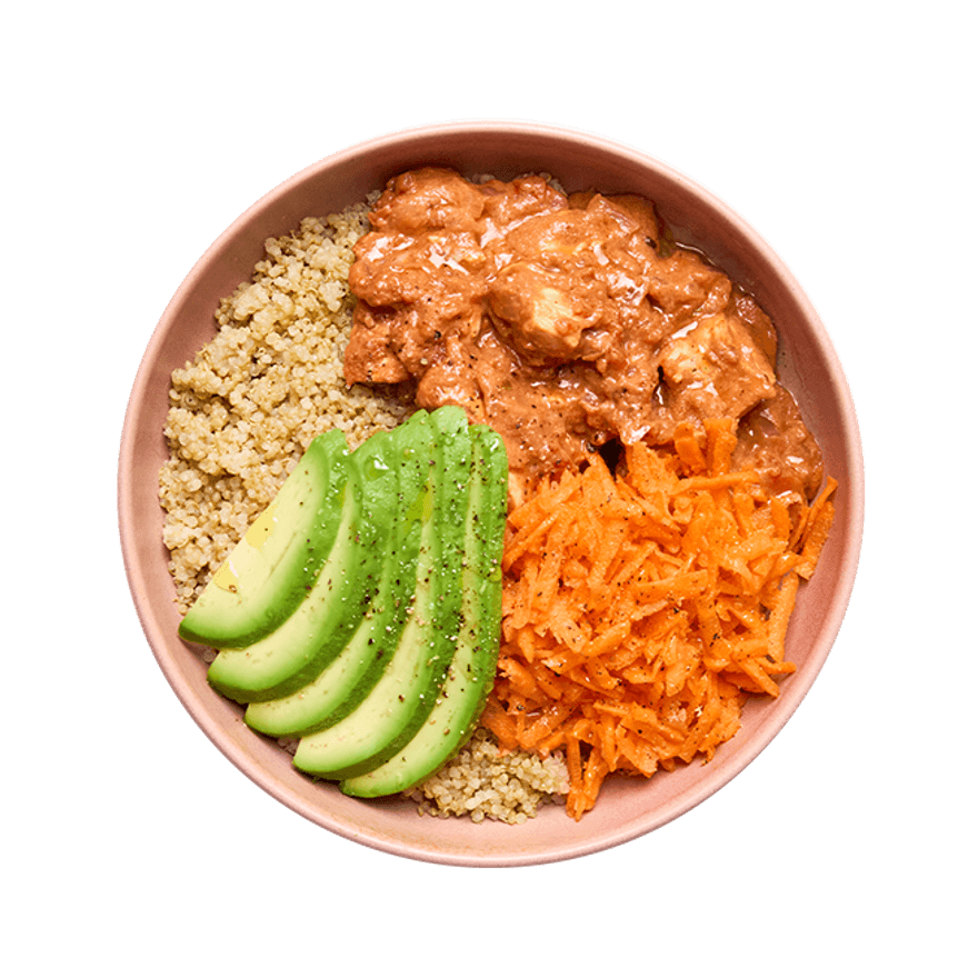 Bowl au poulet façon mafé & quinoa Bowl au poulet façon mafé & quinoa