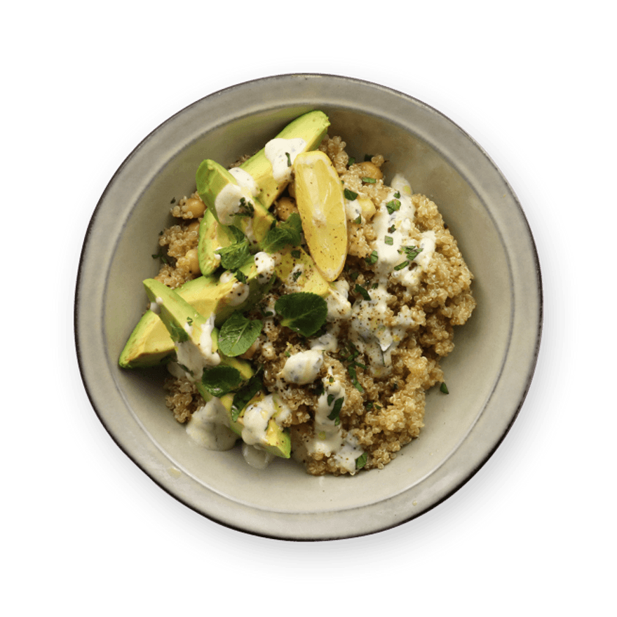 Quinoa green bowl