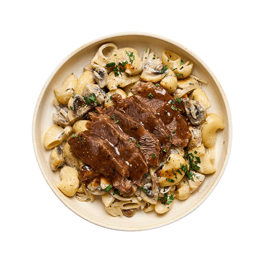 Paleron de bœuf, pâtes & champignons Paleron de bœuf, pâtes & champignons