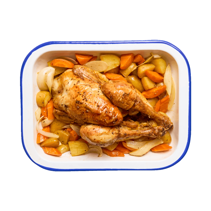 Poulet rôti à la moutarde au air-fryer Poulet rôti à la moutarde au air-fryer