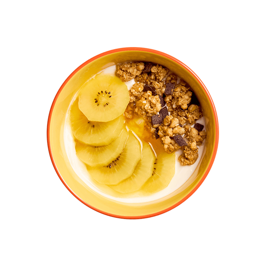 Yaourt, kiwi & granola Yaourt, kiwi & granola