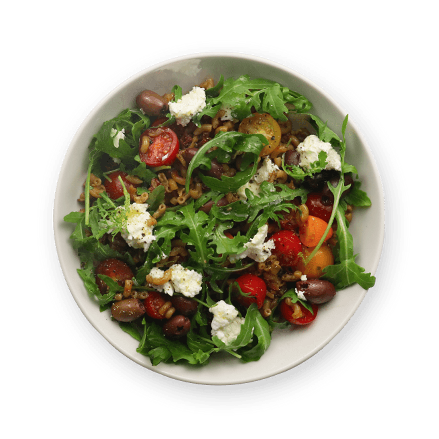 Salade de coquillettes méditerranéenne