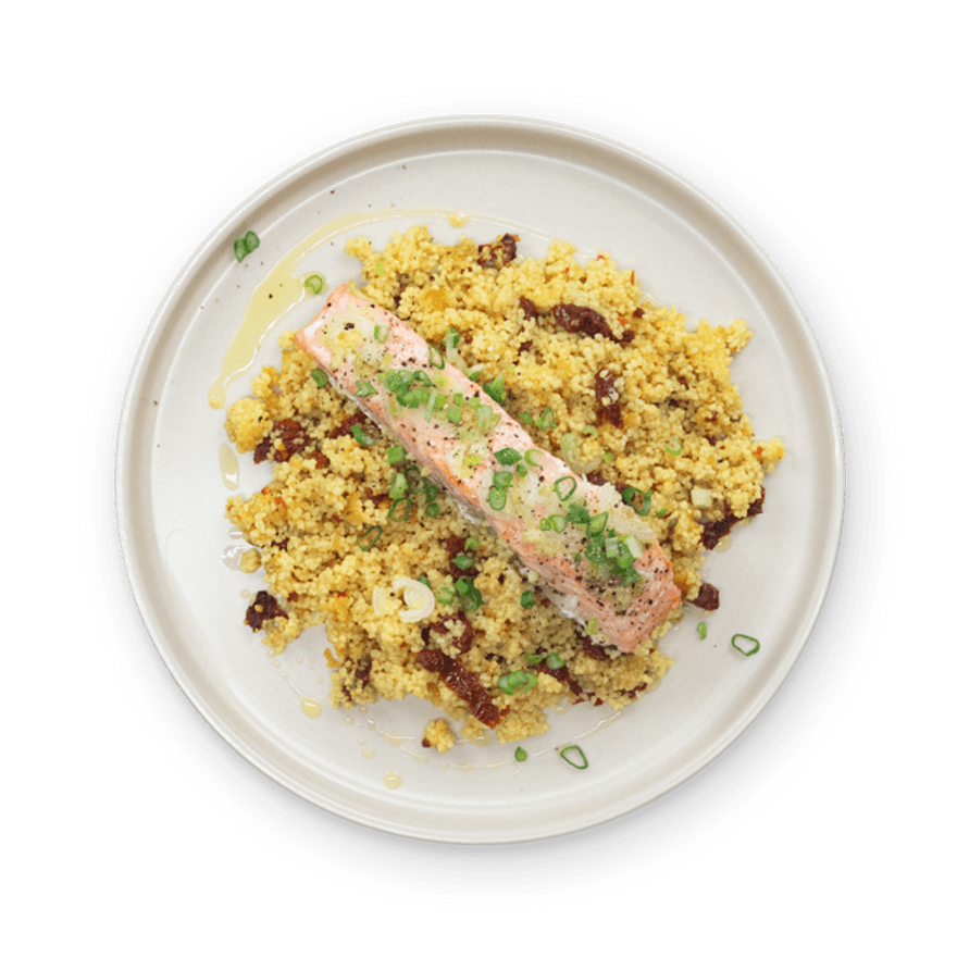 Papillote saumon couscous