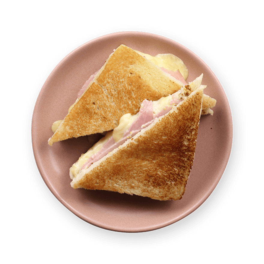 Grilled cheese raclette & jambon