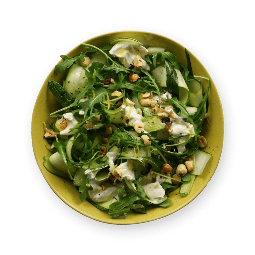 Salade courgette & burrata
