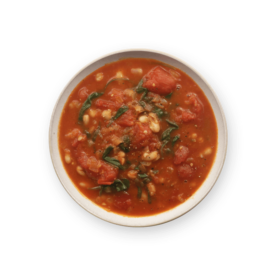 Bouillon épicé tomate & haricot