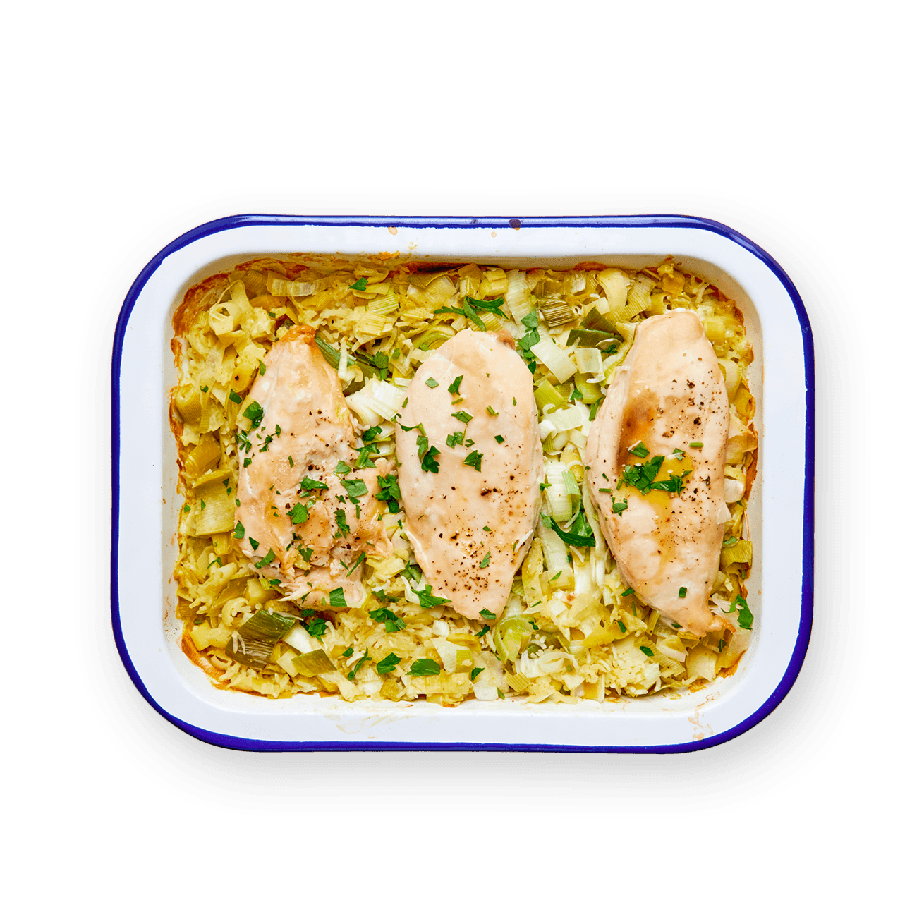 one-pan-poulet-poireau-et-riz-au-curry