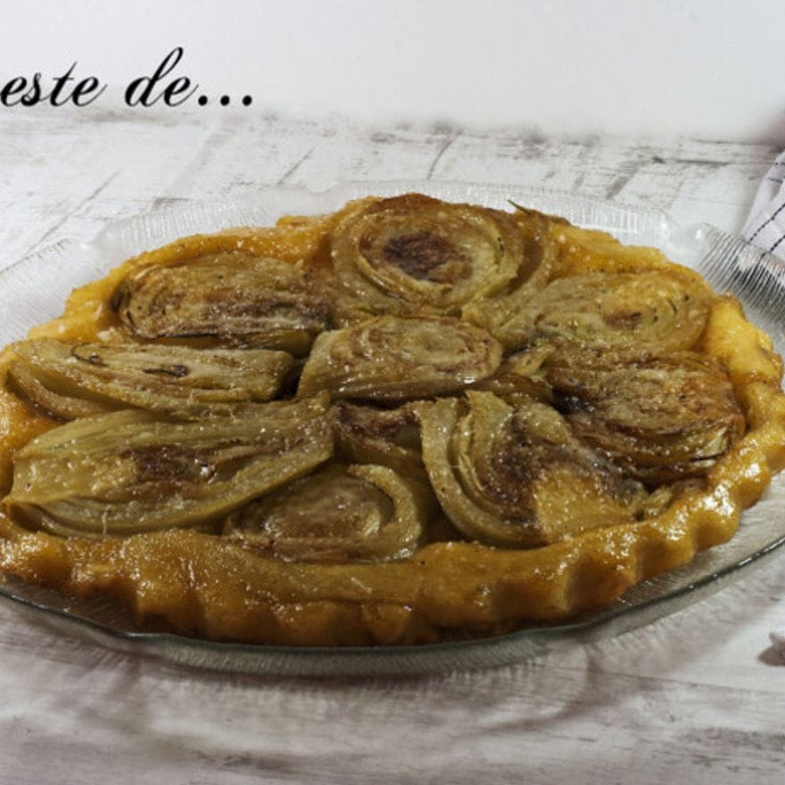 Tarte tatin au fenouil