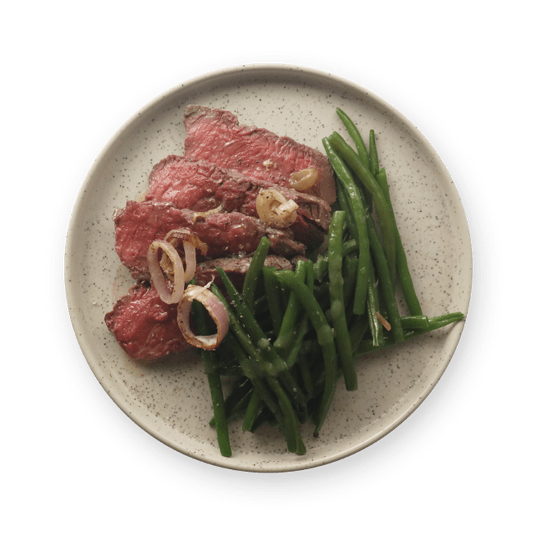 Jow Roti Jow - Recette : Rôti de bœuf & haricots verts
